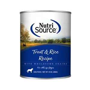 12/13OZ Nutrisource TROUT/RICE CANS - Health/First Aid